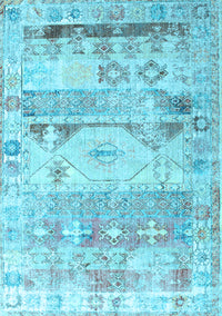 Persian Light Blue Traditional Rug, tr1457lblu