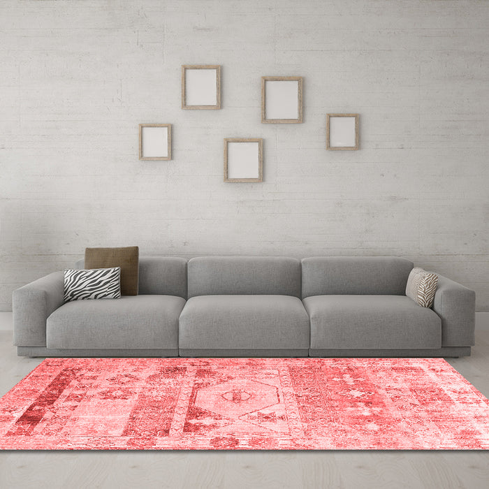 Traditional Red Washable Rugs
