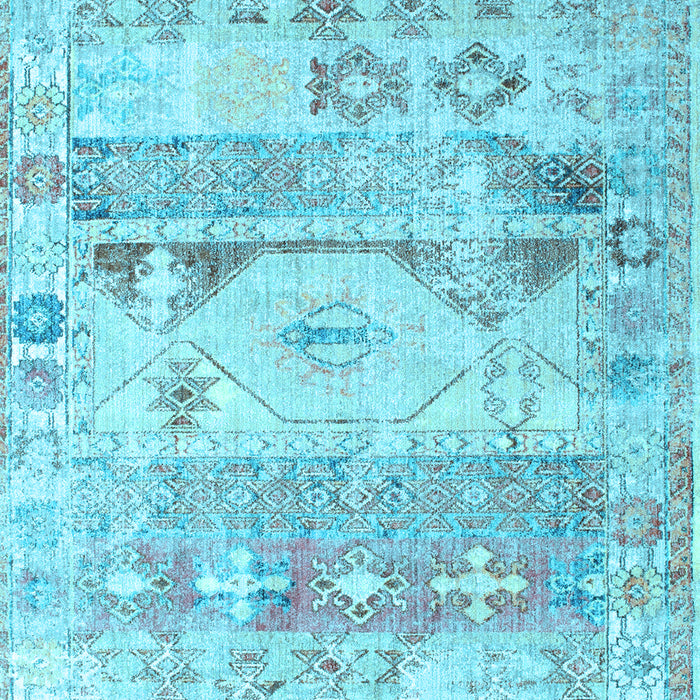 Machine Washable Persian Light Blue Traditional Rug, wshtr1457lblu