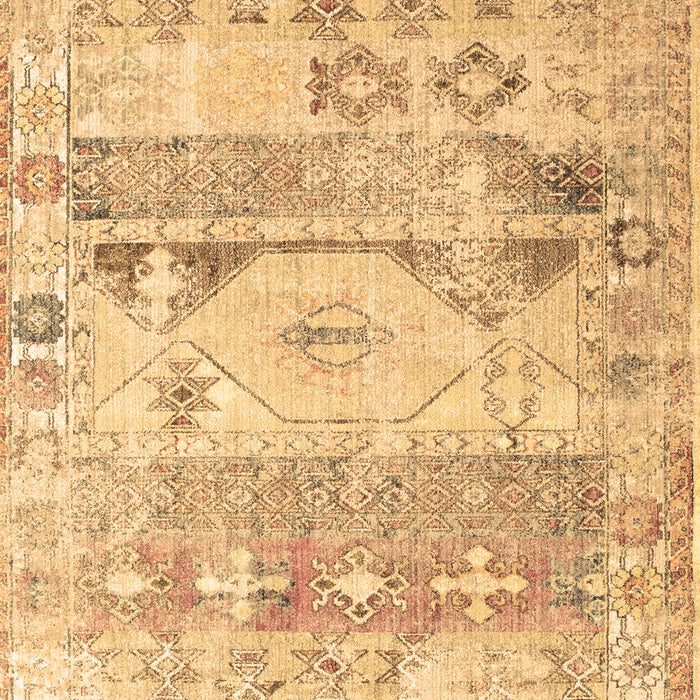 Machine Washable Persian Brown Traditional Rug, wshtr1457brn