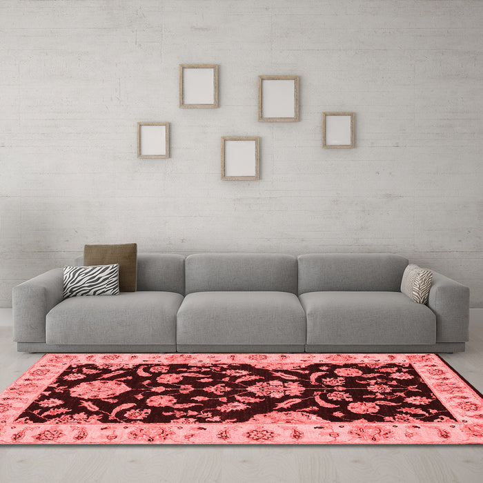 Traditional Red Washable Rugs