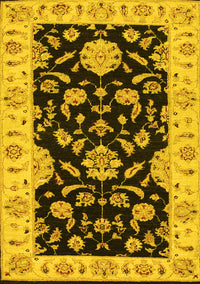 Persian Yellow Traditional Rug, tr1458yw