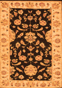 Persian Orange Traditional Rug, tr1458org