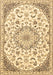 Machine Washable Persian Brown Traditional Rug, wshtr1459brn