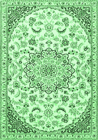 Persian Emerald Green Traditional Rug, tr1459emgrn