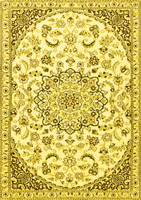 Persian Yellow Traditional Rug, tr1459yw