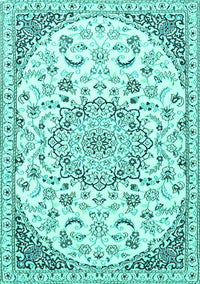 Persian Turquoise Traditional Rug, tr1459turq