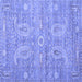 Square Persian Blue Traditional Rug, tr145blu