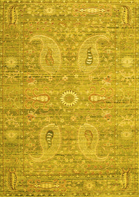 Persian Yellow Traditional Rug, tr145yw