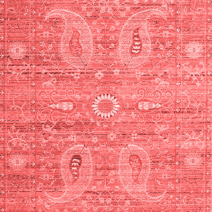 Machine Washable Persian Red Traditional Rug, wshtr145red