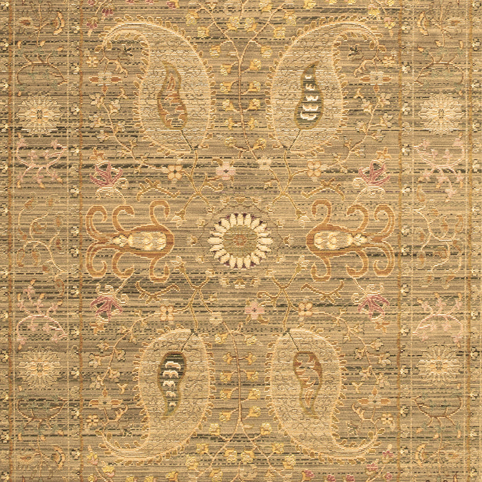 Machine Washable Persian Brown Traditional Rug, wshtr145brn