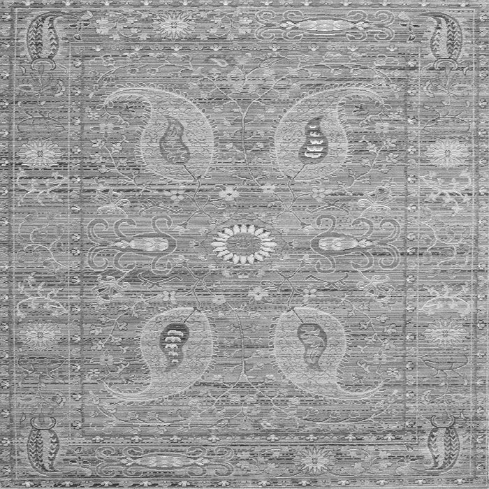 Serging Thickness of Persian Gray Traditional Rug, tr145gry
