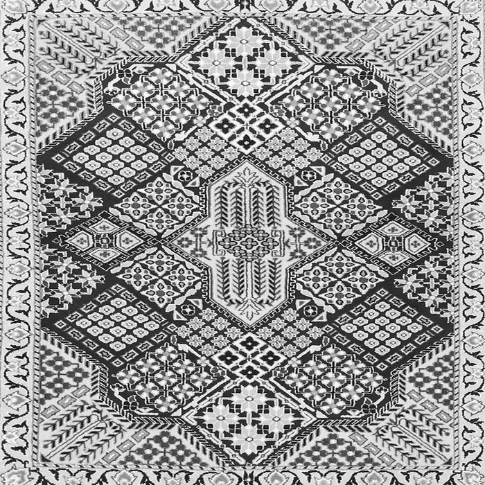 Serging Thickness of Persian Gray Traditional Rug, tr1460gry