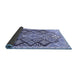 Sideview of Persian Blue Traditional Rug, tr1460blu
