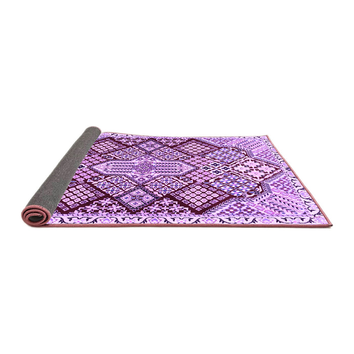 Sideview of Persian Purple Traditional Rug, tr1460pur