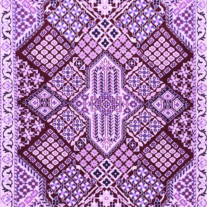 Machine Washable Persian Purple Traditional Area Rugs, wshtr1460pur