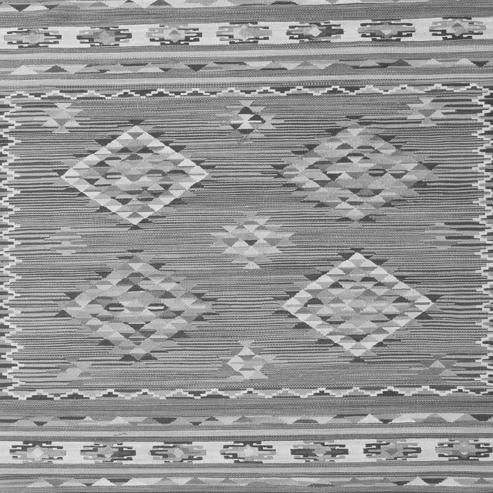 Round Machine Washable Persian Gray Traditional Rug, wshtr1461gry