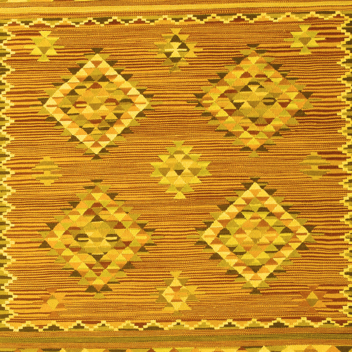 Machine Washable Persian Yellow Traditional Rug, wshtr1461yw