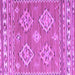 Square Persian Purple Traditional Rug, tr1461pur