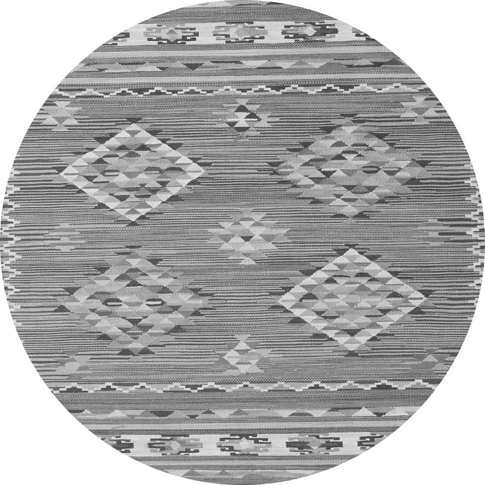 Square Persian Gray Traditional Rug, tr1461gry