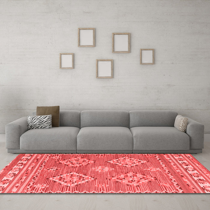Traditional Red Washable Rugs