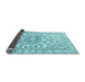 Sideview of Persian Light Blue Traditional Rug, tr1462lblu