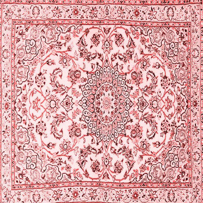 Machine Washable Persian Red Traditional Rug, wshtr1462red
