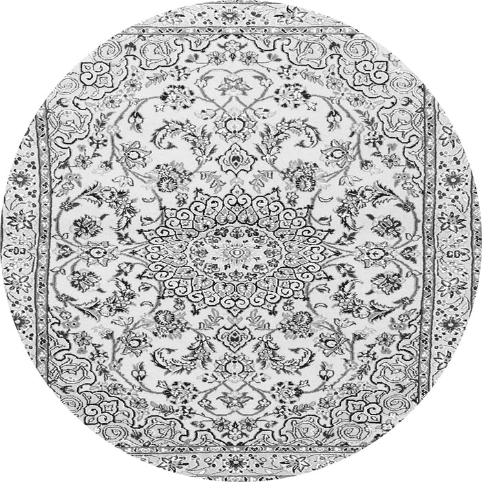 Machine Washable Persian Gray Traditional Rug, wshtr1462gry