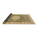 Sideview of Medallion Brown Traditional Rug, tr1463brn