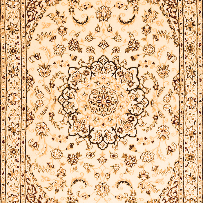 Medallion Orange Traditional Rug, tr1464org