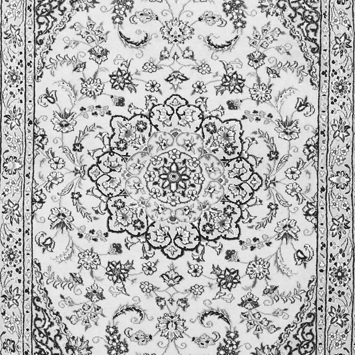 Medallion Gray Traditional Rug, tr1466gry