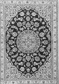 Medallion Gray Traditional Rug, tr1468gry