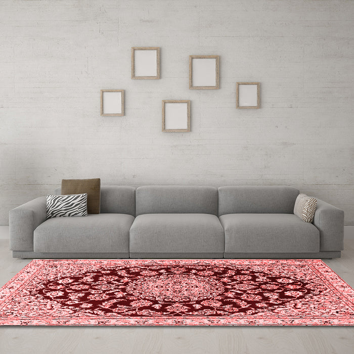 Traditional Red Washable Rugs