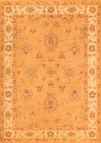 Oriental Orange Traditional Rug, tr1469org