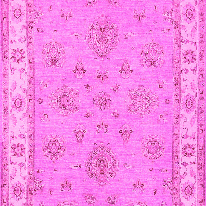 Machine Washable Oriental Pink Traditional Rug, wshtr1469pnk