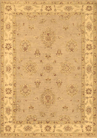 Oriental Brown Traditional Rug, tr1469brn