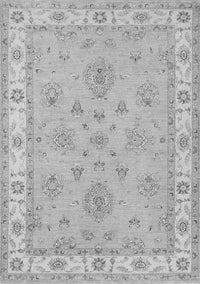 Oriental Gray Traditional Rug, tr1469gry