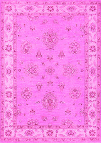 Oriental Pink Traditional Rug, tr1469pnk