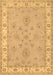 Machine Washable Oriental Brown Traditional Rug, wshtr1469brn