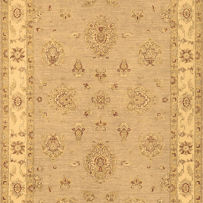 Machine Washable Oriental Brown Traditional Rug, wshtr1469brn
