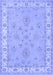 Machine Washable Oriental Blue Traditional Rug, wshtr1469blu