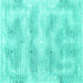 Square Persian Turquoise Traditional Rug, tr146turq