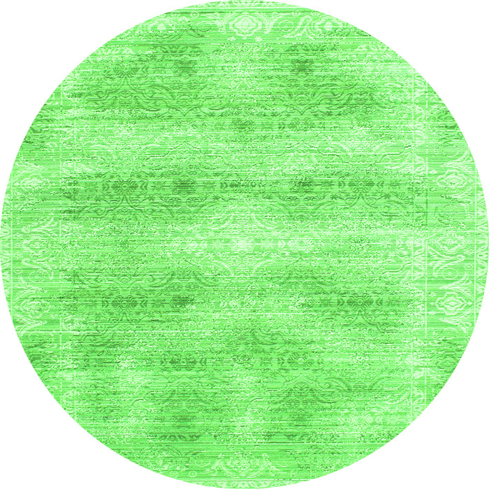 Machine Washable Persian Green Traditional Area Rugs, wshtr146grn