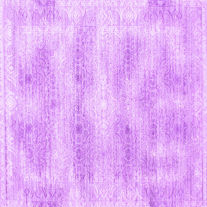 Square Persian Purple Traditional Rug, tr146pur