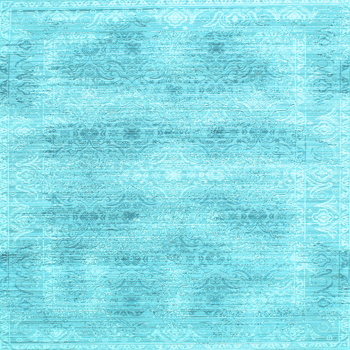 Square Persian Light Blue Traditional Rug, tr146lblu
