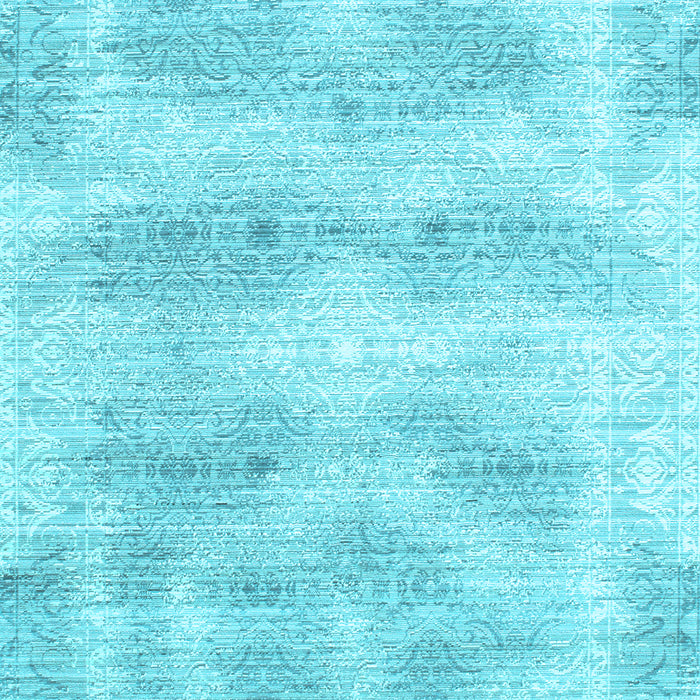 Machine Washable Persian Light Blue Traditional Rug, wshtr146lblu