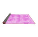 Sideview of Persian Pink Traditional Rug, tr146pnk