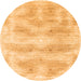 Square Persian Orange Traditional Rug, tr146org