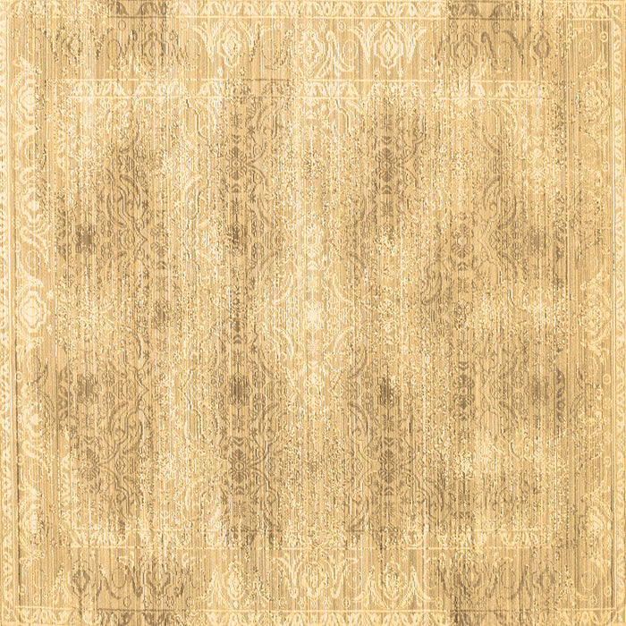 Square Persian Brown Traditional Rug, tr146brn