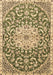 Medallion Brown Traditional Rug, tr1470brn